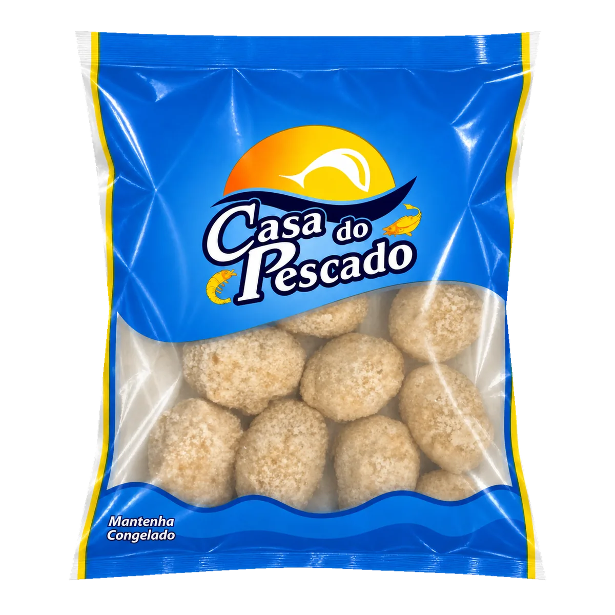 BOLINHO DE AIPIM COM CAMARÃO